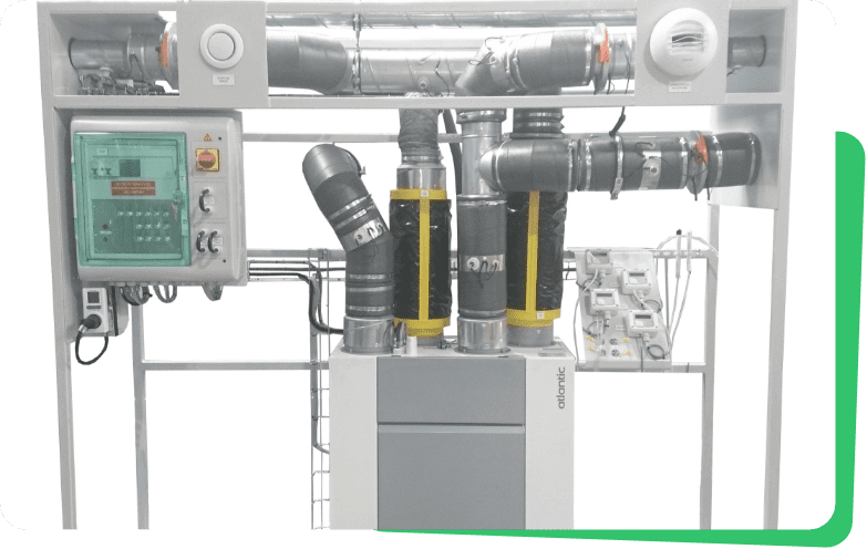 Les équipements de (VMC) ventilation mécanique contrôlée double flux