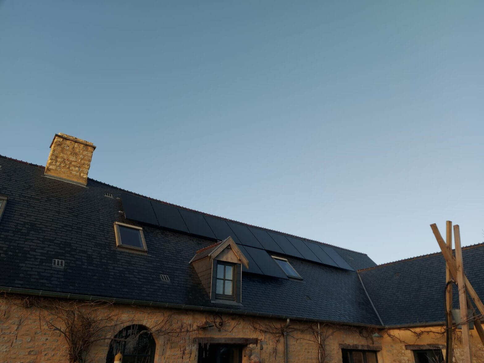 Installation photovoltaïque, en autoconsommation, d’une puissance de 4,5 kWc à Audouville-la-Hubert (50)