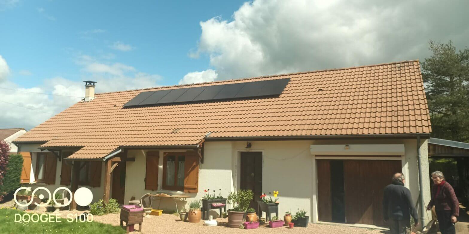 Installation photovoltaïque, en autoconsommation, d’une puissance de 3 kWc à Chalivoy-Milon (18)