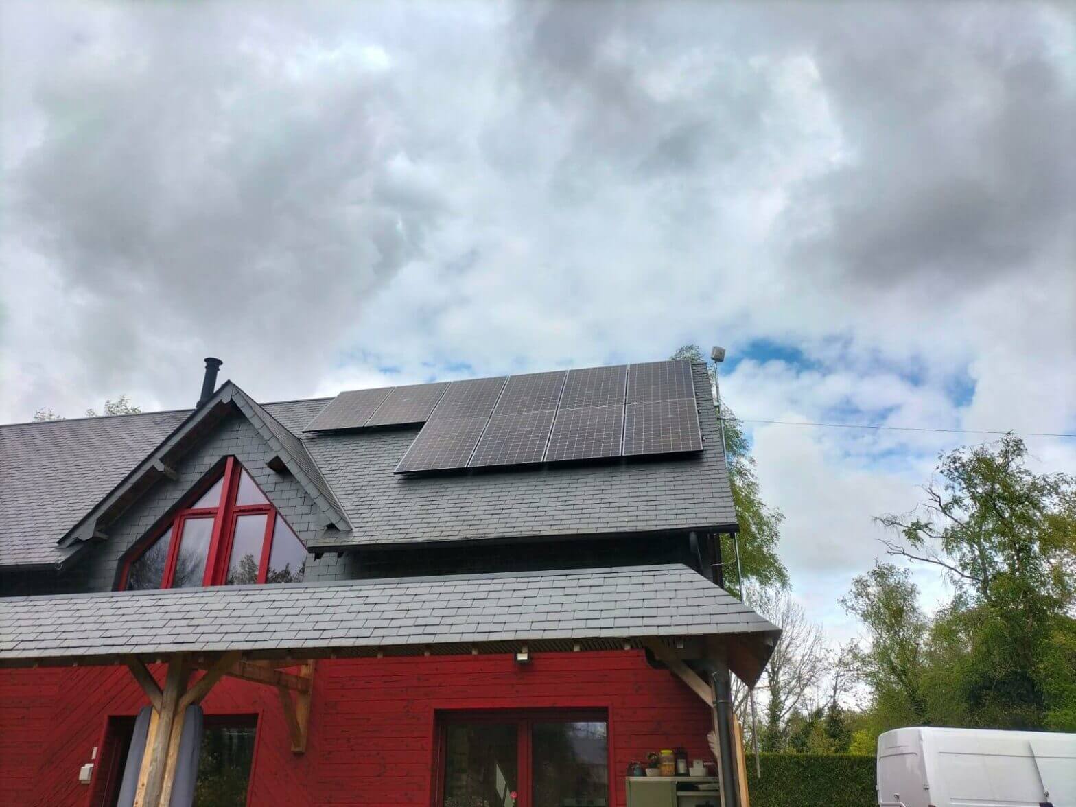 Installation photovoltaïque, en autoconsommation, d’une puissance de 4,5 kWc à Auberville (14)