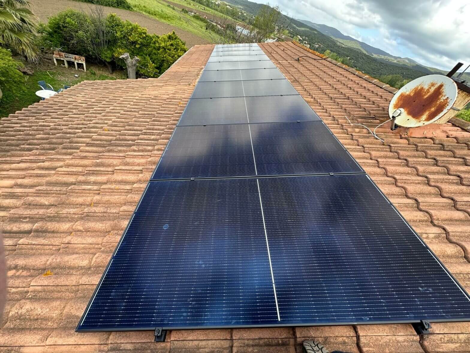 Installation photovoltaïque, en autoconsommation, d’une puissance de 5 kWc à Sollacaro (20)